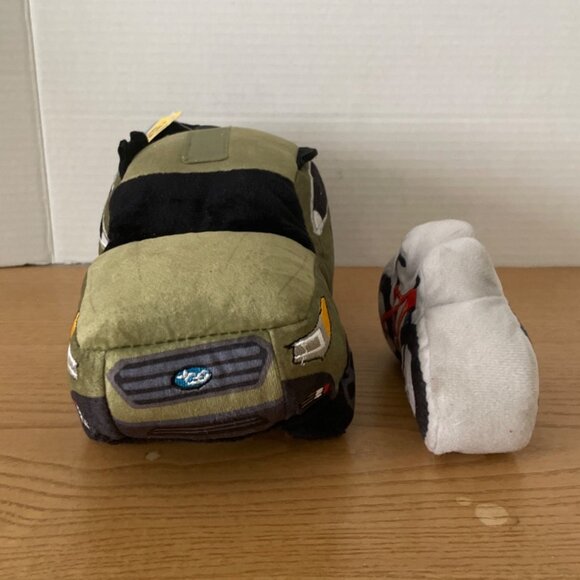 Bark Box Subaru Outback Chewbaru w Mutterbike Dog Toy Squeaker Crinkle Rare New - Picture 6 of 14